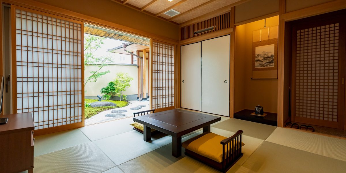 温泉旅館の客室のイメージ