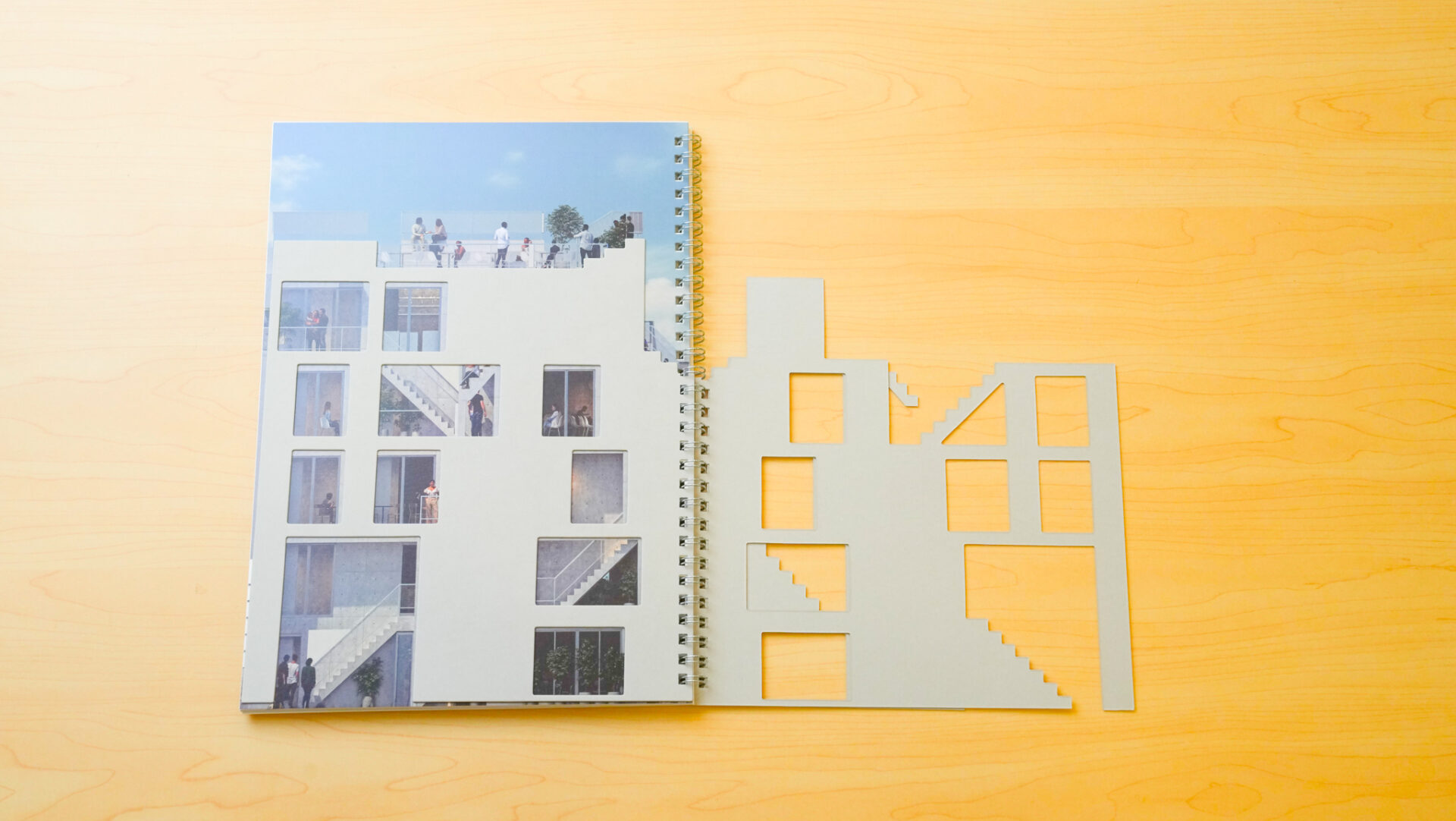 宇田川町不動産プロジェクト「udagawa kaidan」ブランドブック（特装版）。